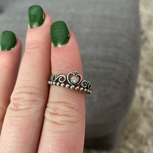 Pandora Princess Ring - Silver size 8